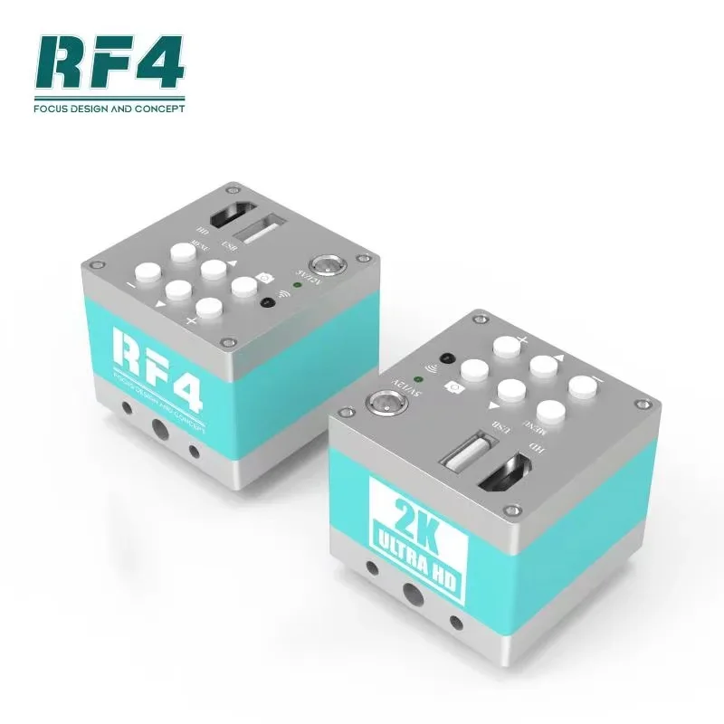 كاميرا RF4 جديدة عالية الدقة 2K RF-2KC2 HD مخرج عالي الدقة متعدد الوظائف مجهر CCD