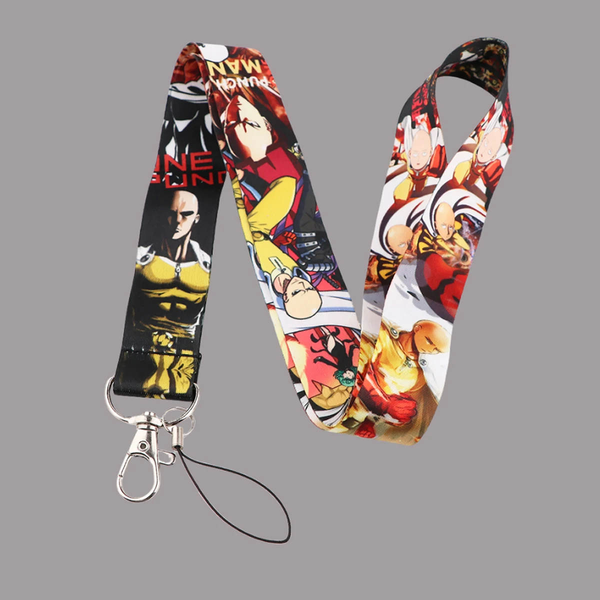 

Anime Strong Man Lanyards For Keys Neck Strap Keychain Lariat Phone Strap Hanging Rope Gym Keyring Jewelry Accessories Gifts