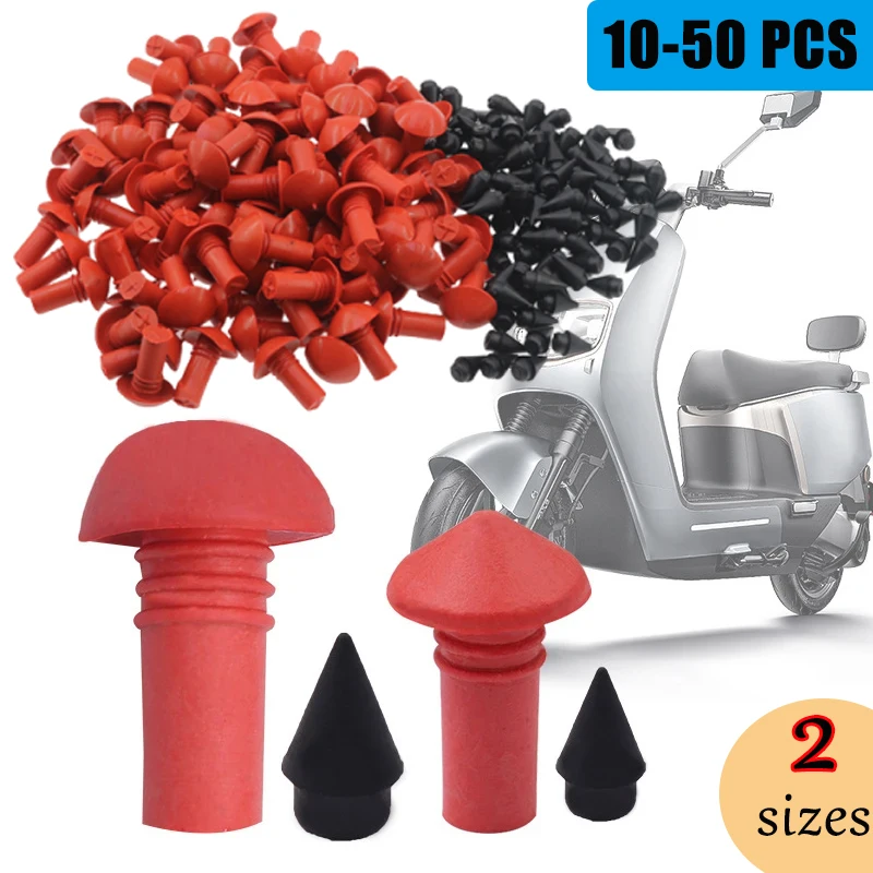 

10/20/50PCS Car Tyre Mushroom Head Rubber Patch Tool Vacuum Tyre Repair Kit Durable And Long-lasting Automotive Repair Tool