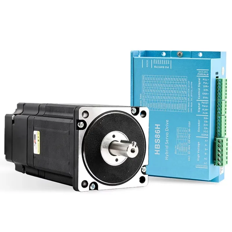 86HB250-156B Nema 34 12.5N.m Closed Loop Stepper Motor Kit with Encoder and Driver HB860H