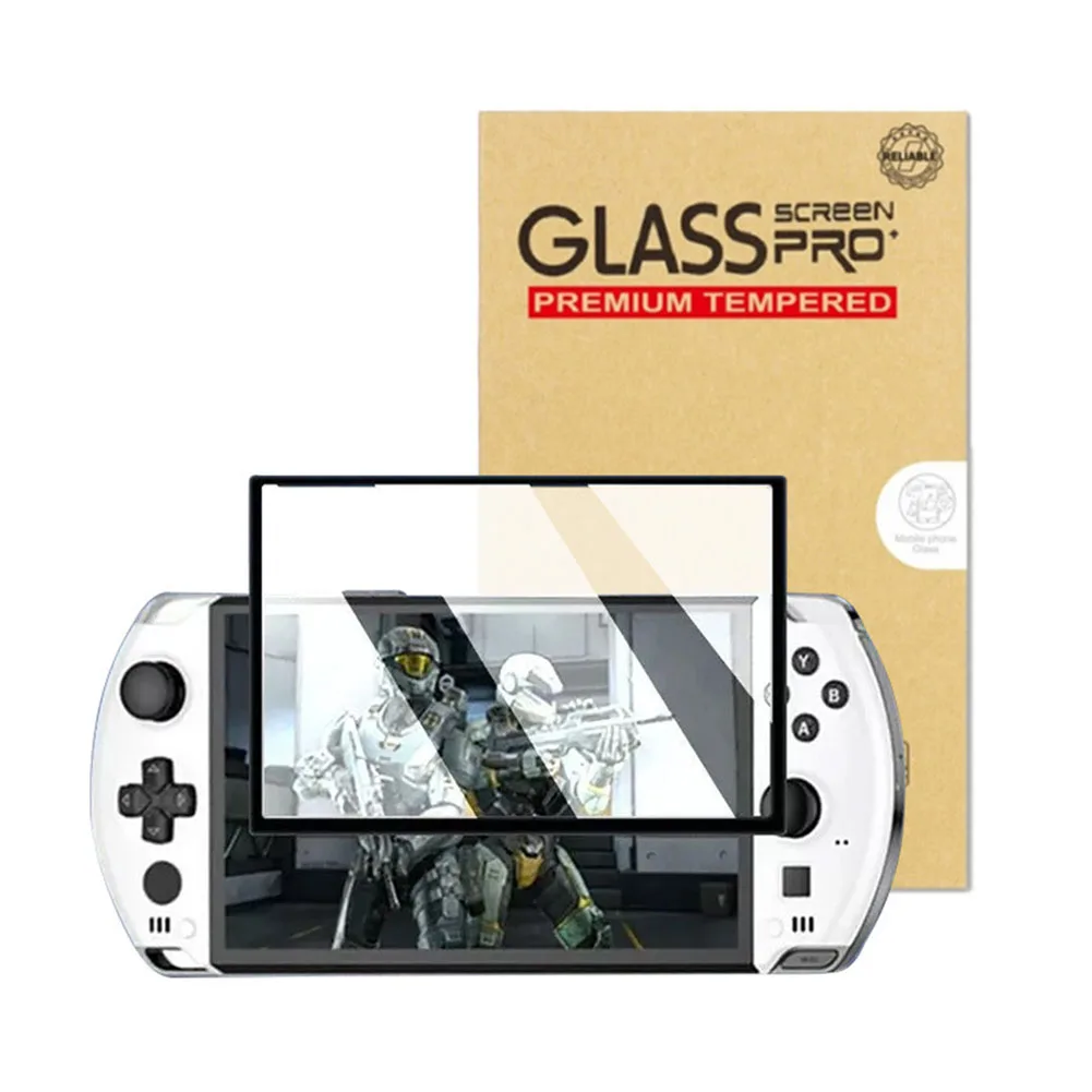 ل GPD Win 4 واقي للشاشة من الزجاج المقسى فيلم 9H صلابة الزجاج المقسى الأفلام المضادة للوهج شاشة واقية الزجاج المقسى