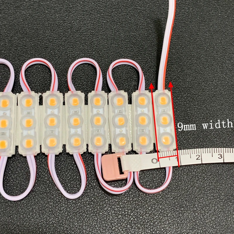 20 stücke Mini Modul 2835 SMD 12 V Wasserdicht 1,2 W Modul LED Kunststoff Moudle Werbung Licht Auto motorrad hintergrundbeleuchtung