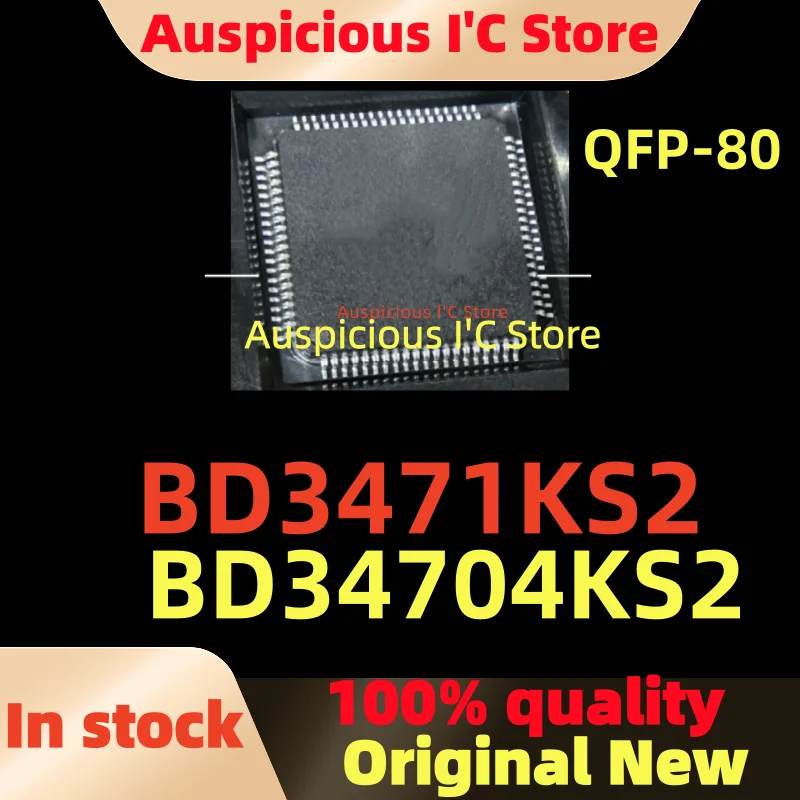 

(1pcs)100%New BD34704KS2 BD3471KS2 QFP-80