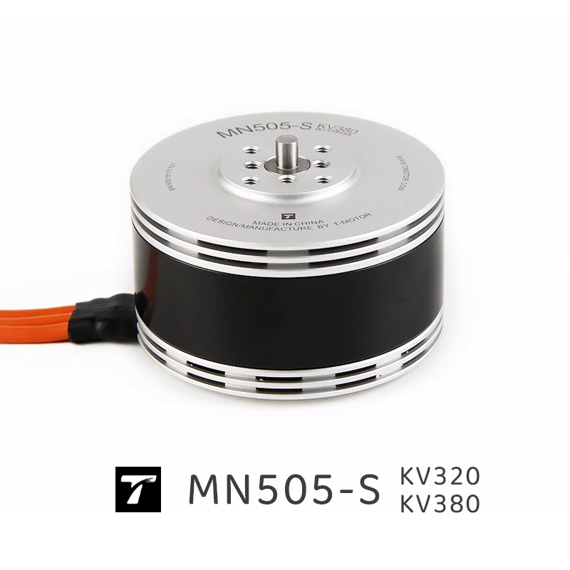 MN505-S T-MOTOR KV320 KV380 Brushless motor working rated voltage6S maximum power1300W 1200W maximum current55A 50A