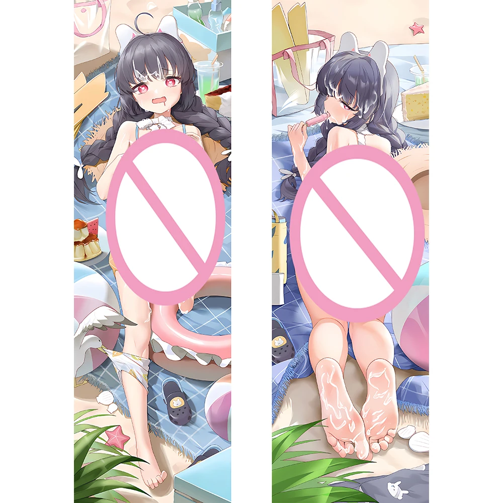 ปลอกหมอนลายการ์ตูน kasumisawa Miyu dakimakura 2ด้านสีน้ำเงินเก็บถาวรกอดร่างกายปลอกหมอนปลอกหมอนตกแต่งบ้านเตียง