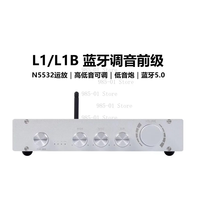 2.0/2 Channel Pure Class A Tone Preamp HiFi Amplifier Bluetooth 5.0 Connectivity Enhanced Audio Experience for