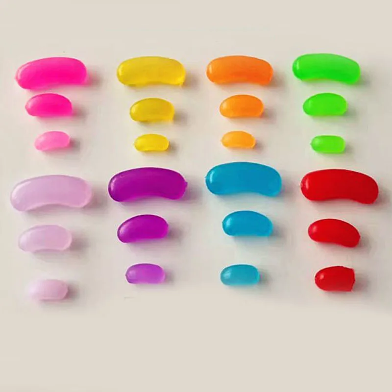 50 قطعة قوس قزح لينة هلام السكر الخرز مضحك DIY بها بنفسك اكسسوارات الديكور ديكور مصغرة الحرفية حديقة الجنية حلية