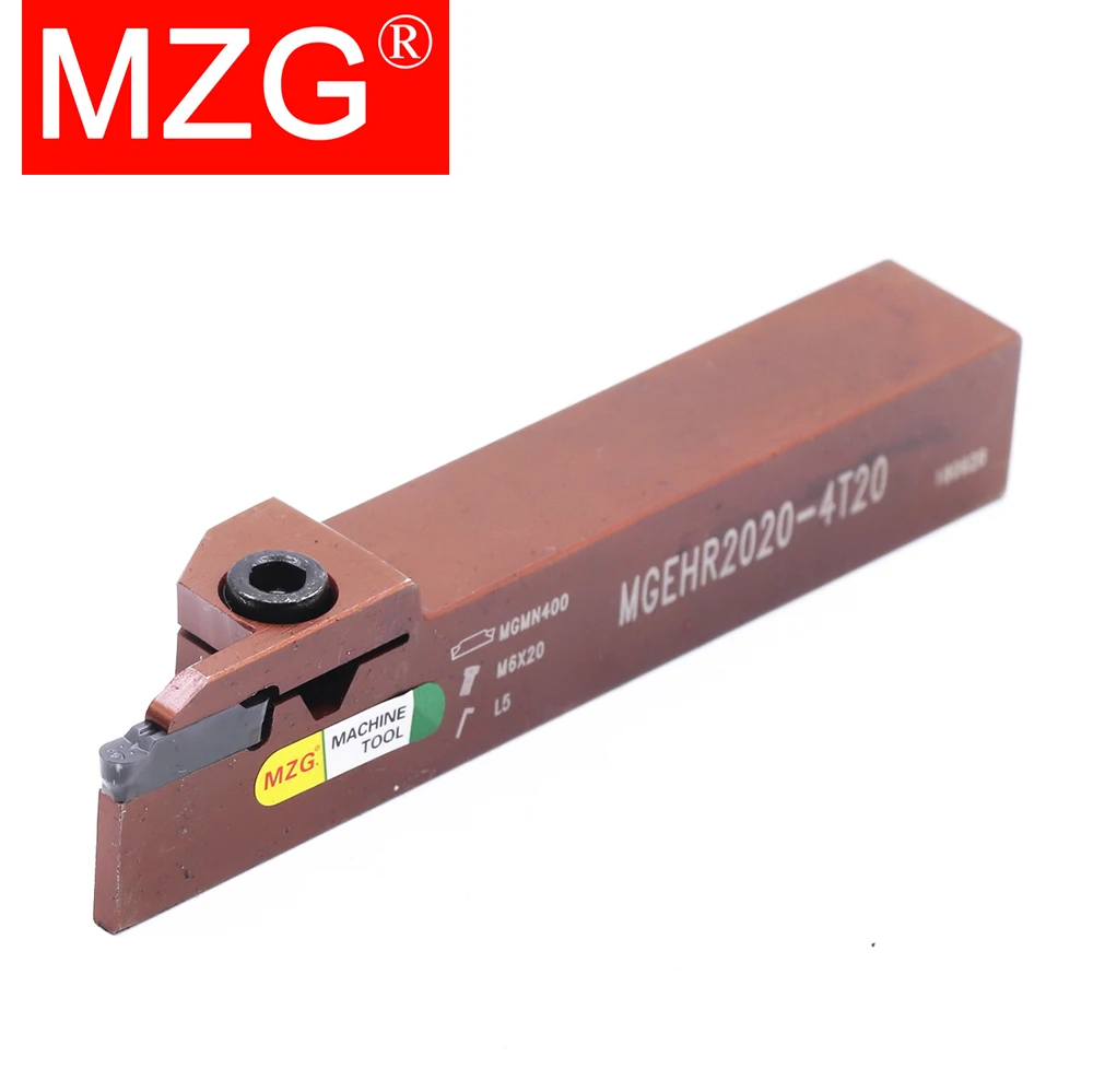 MZG MGEHR MGEHR1616 MGEHR2020 MGEHR2525 용수철 스틸 더 깊은 그루브 커터, CNC 선반 외부 인서트 MGMN 공구 홀더 그루빙