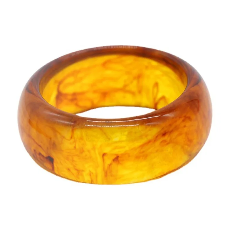 Tobacco Amber Beeswax Bracelet