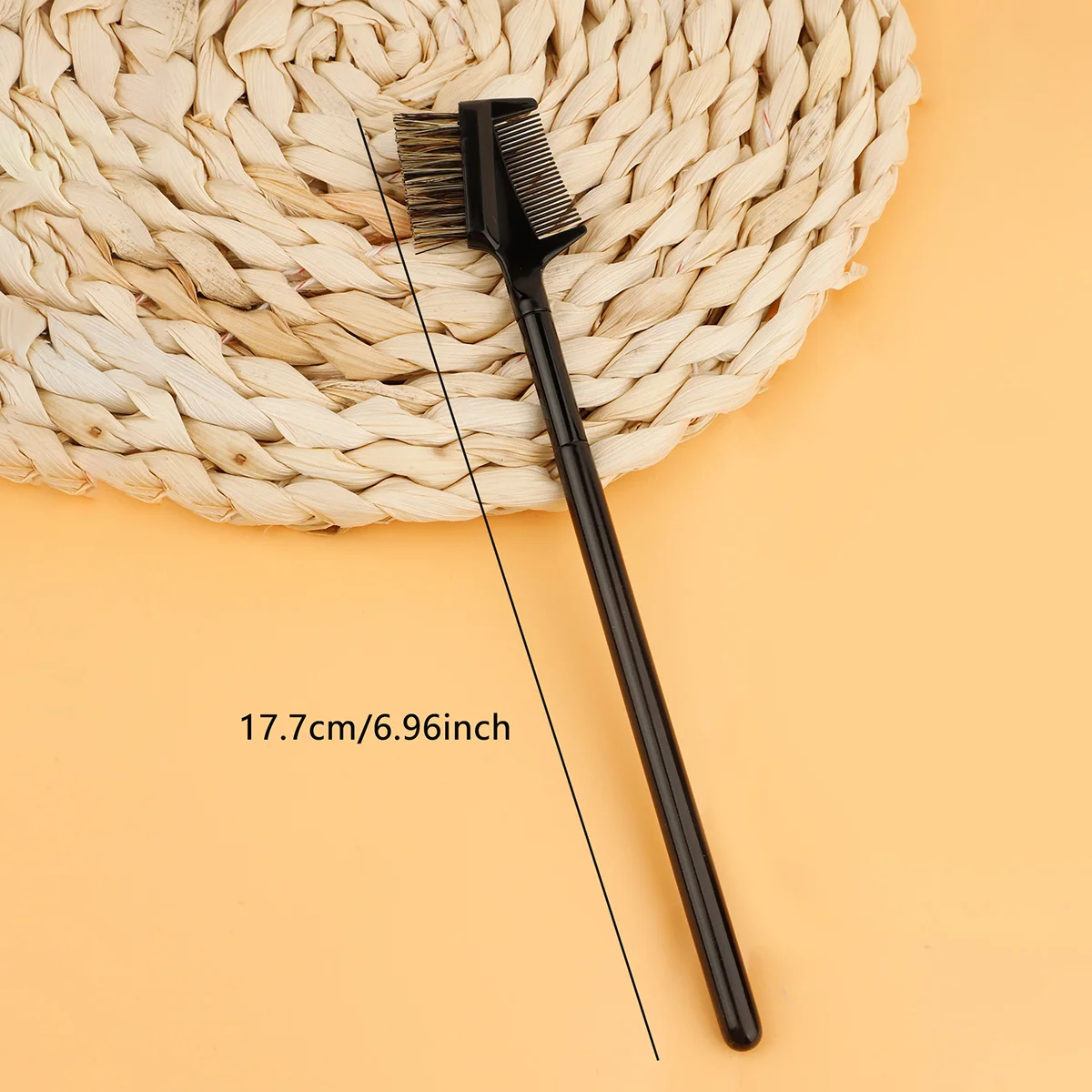 Professional Eyebrow Grooming Brush, Double Sided Brow Brush and Lash Comb for Eyebrow Filling, Arranging Eyelashes Daily Makeup