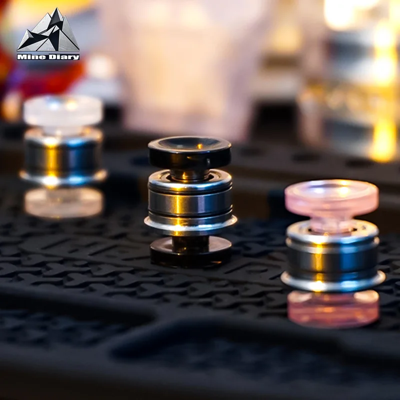 EDC Finger Ring Gyro Core Rotating Center Axis DIY Fingertip Gyroscope Accessories Stress Reducing Toy Components Tools