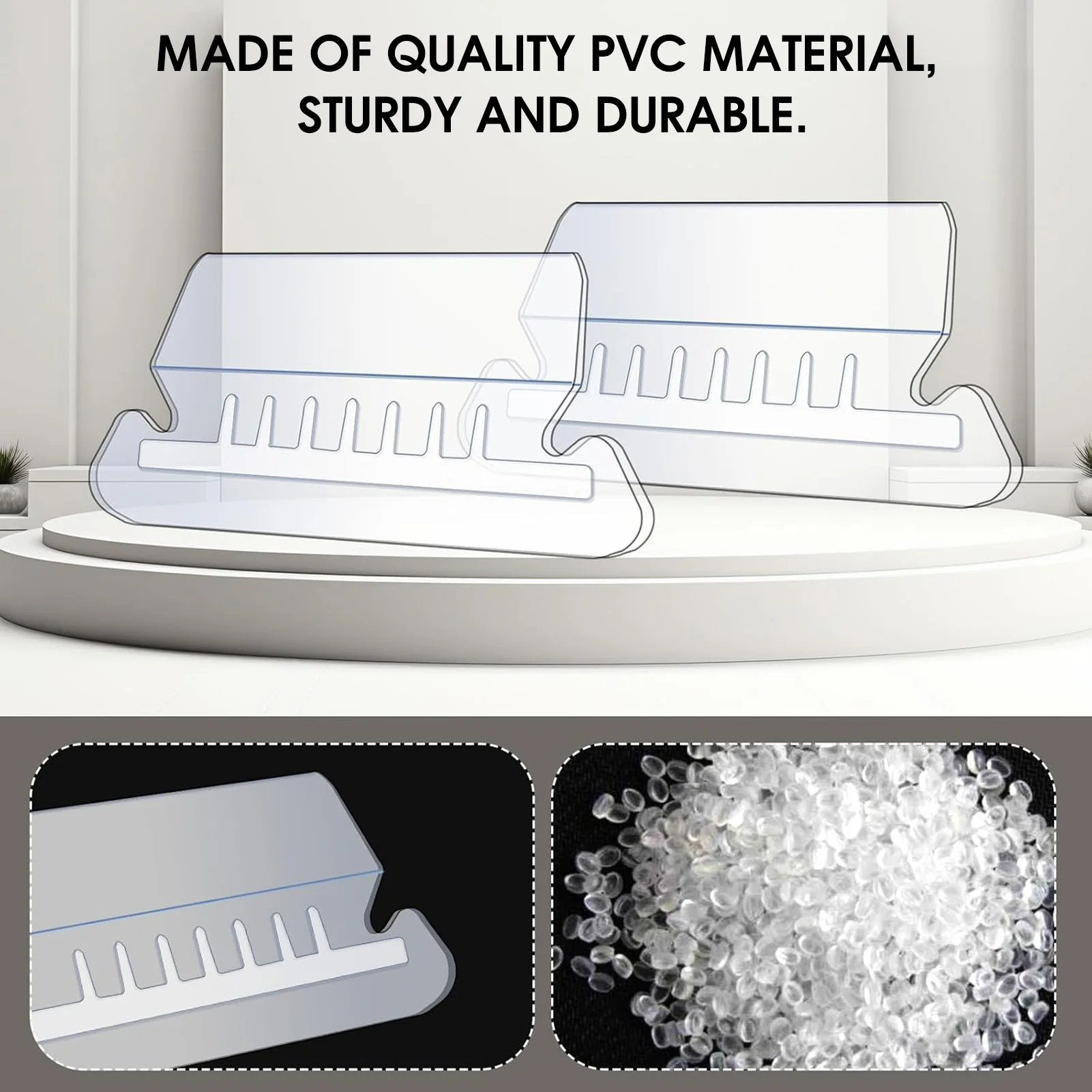 Plastic File Folder Labels for Office Staff 50PCS Clear Hanging Tabs with Inserts for Document Organizing Durable Supplies