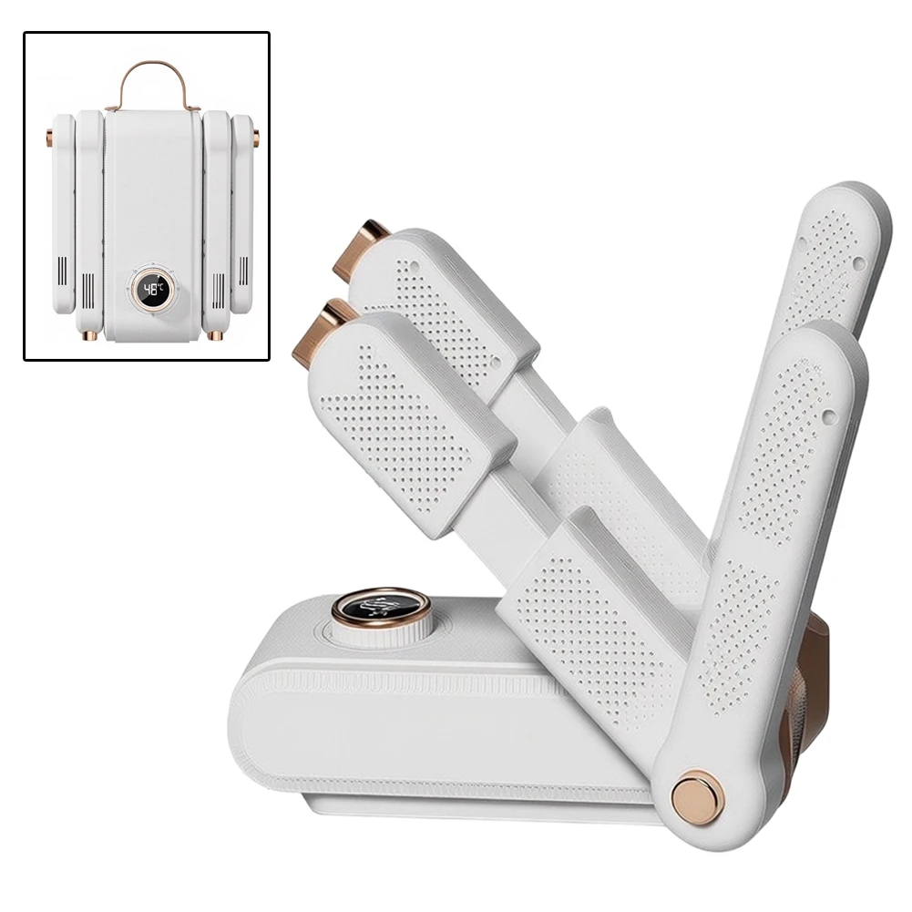 Shoe Dryer with Intelligent Temperature at 48 C Foldable Design and Enhanced Air Circulation for Quick Results