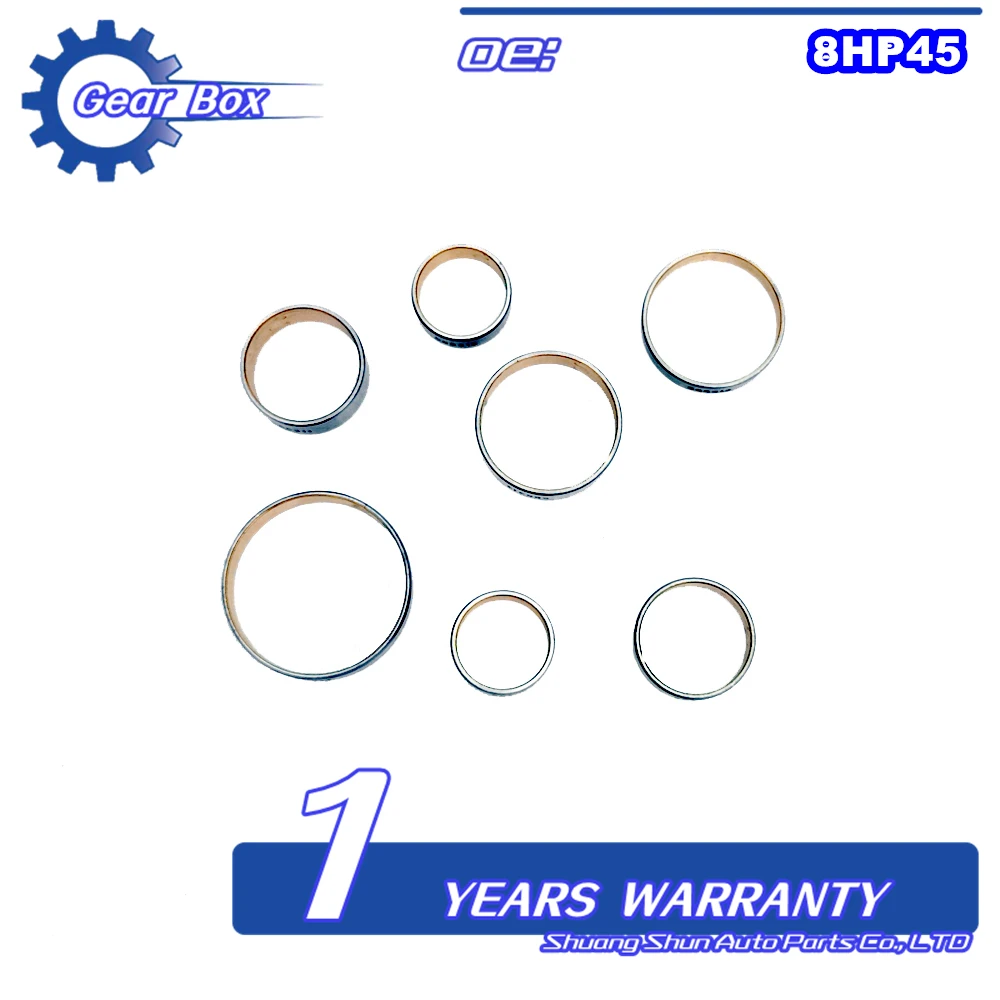 7ชิ้นเกียร์อัตโนมัติซ่อม Bushing Brass ชุด Zf8HP70E 8HP45 Zf8HP45 845RE Zf8HP55สำหรับ BMW Audi Jaguar