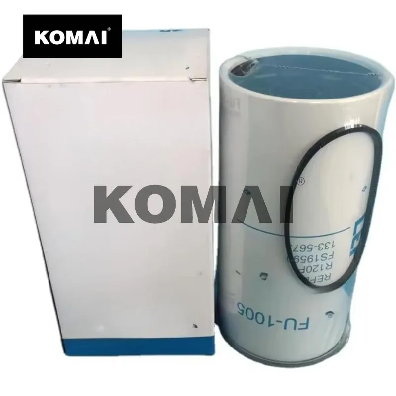 

KOMAI, 1 шт., левый бренд R120P, элемент масляного фильтра с отверстием - для FS19590 FS19591 129-0373 133-5673 SFC-5504-10 P550748