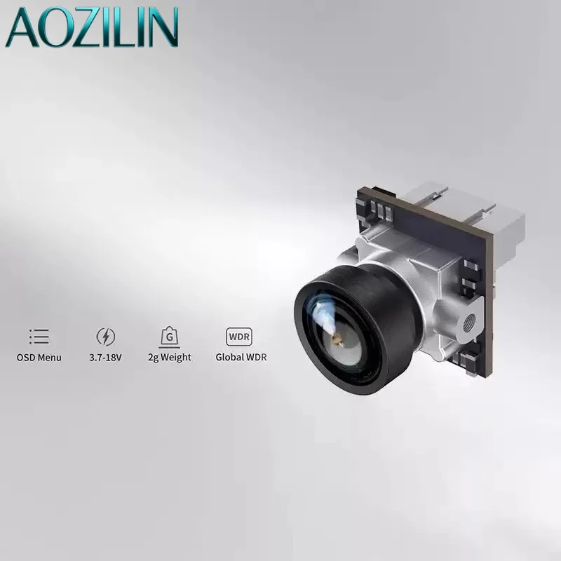 AOZILIN Nano FPV Drone Camera ANT 3D Noise Reduction WDR Wide Dynamic Range Mini Camera for RC Racing Drone Aircraft Model
