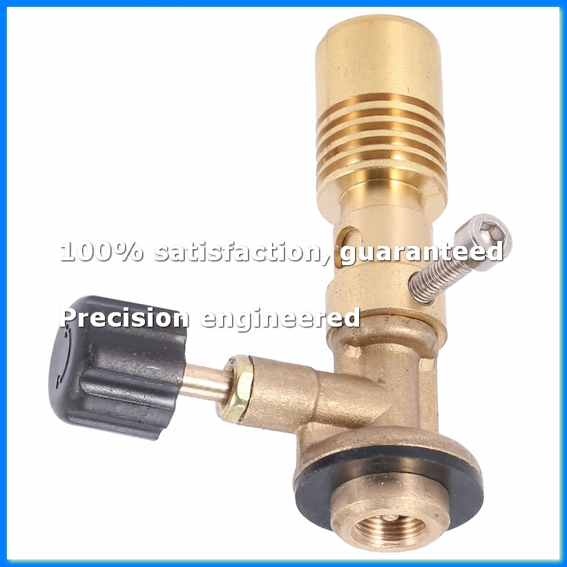 High Temperature Brass Gas Turbo Torch Propane Weld Plumbing Portable Bunsen Burner Gas Burner Heating Furnace-A49I