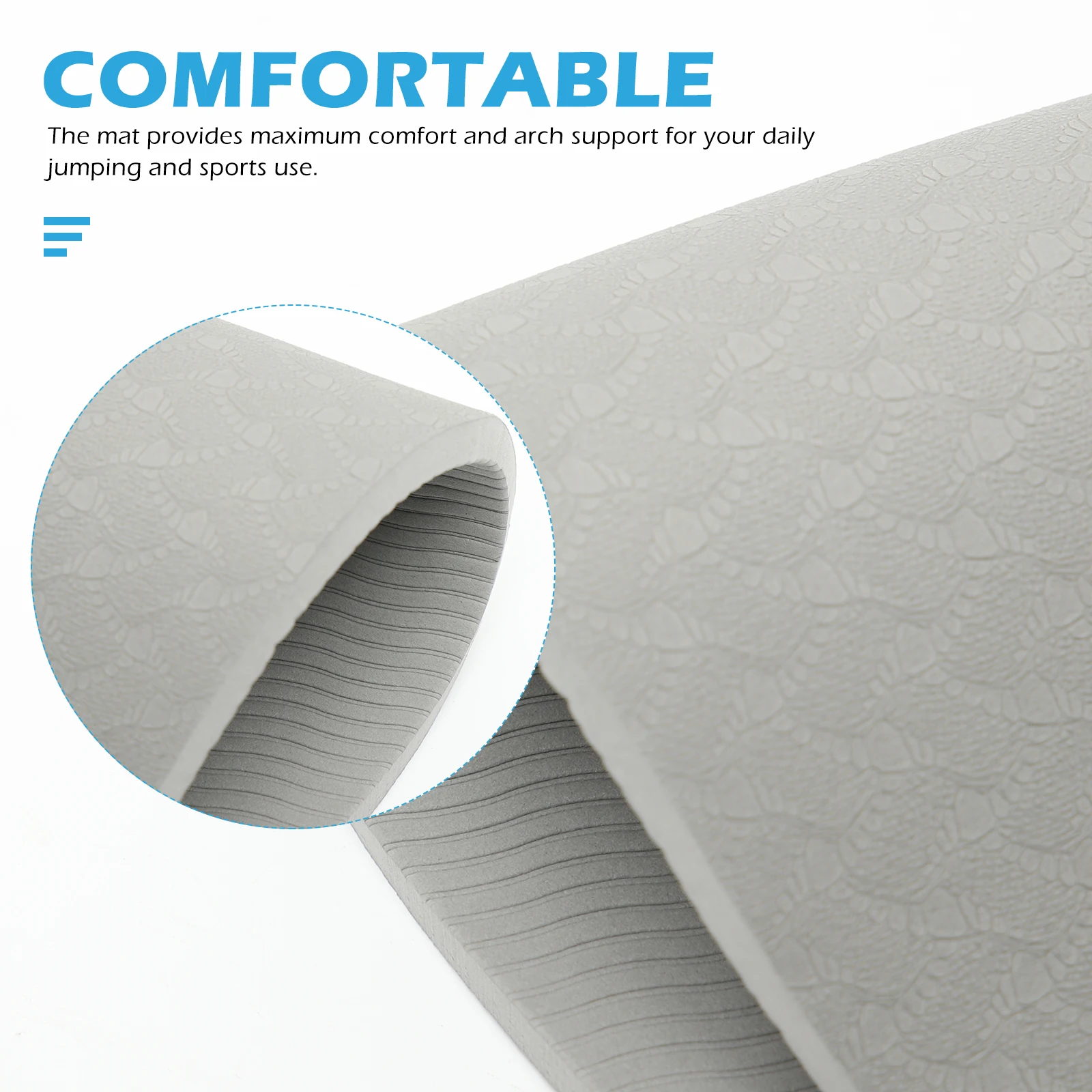 1 قطعة عدم الانزلاق الانتقال حبل حصيرة 40X150 سنتيمتر Tpe اللياقة البدنية الكلمة حصيرة للمنزل تجريب اليوغا بيلاتيس داخلي ممارسة الصالة الرياضية استخدام