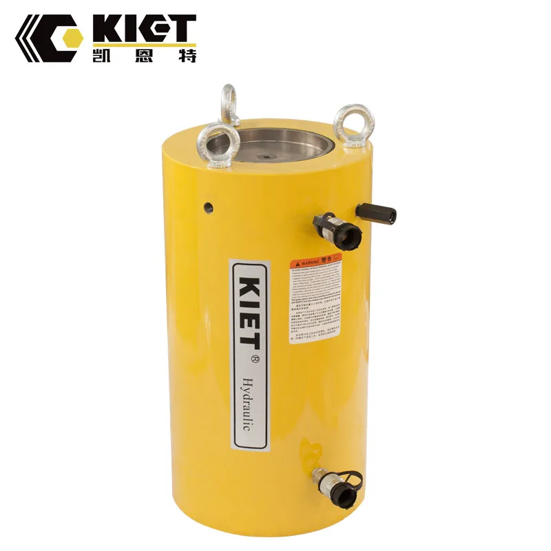 

KIET Brand 100 Ton 300 mm Stroke Double Acting Heavy Hydraulic Oil Jack
