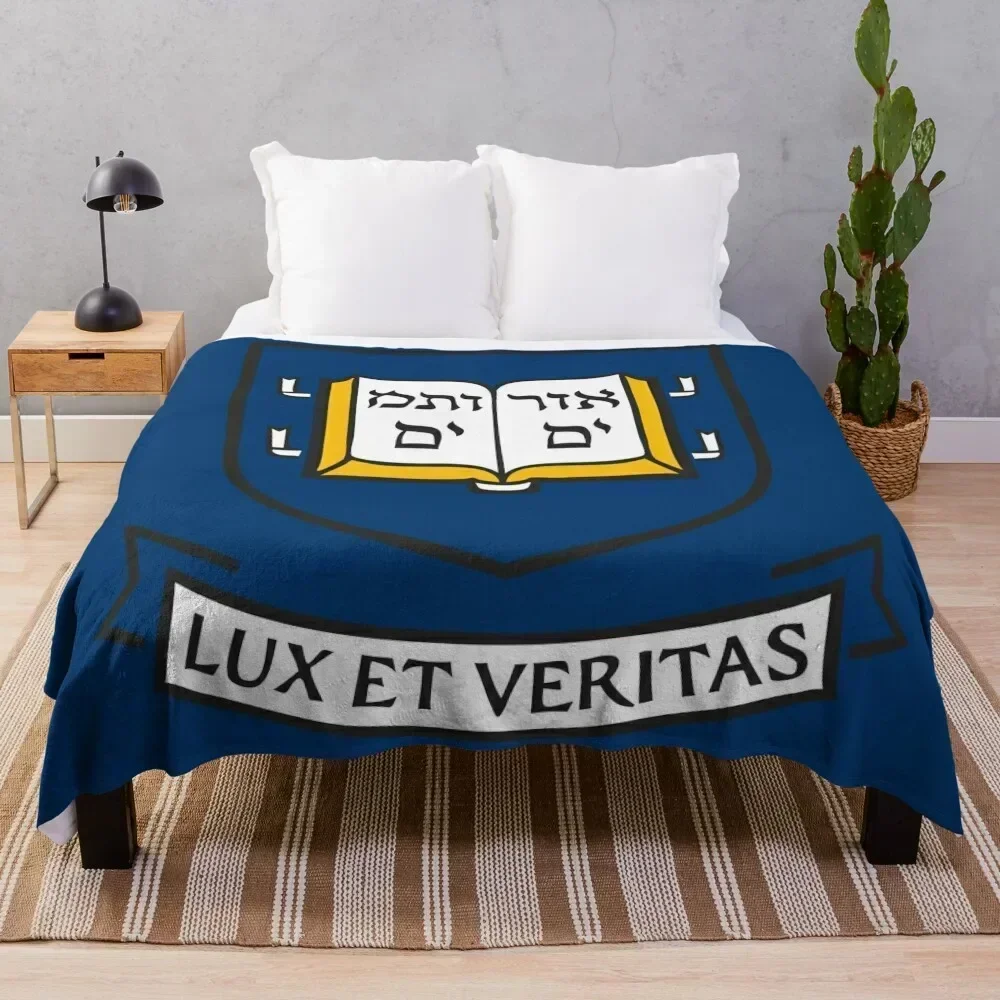 

Yale University icon Throw Blanket No Pilling Soft Warm Blanket for Bed