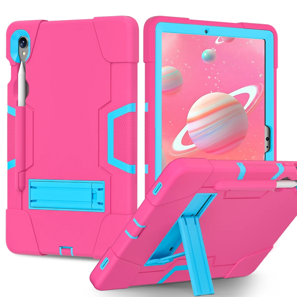 For Samsung Tab Case S10 Lite S9 FE A11 A9 8.7inch Plus A7 Lite  A9+ A11+ 11 inch Stand Tablet Case Thick Shockproof Hard Cover