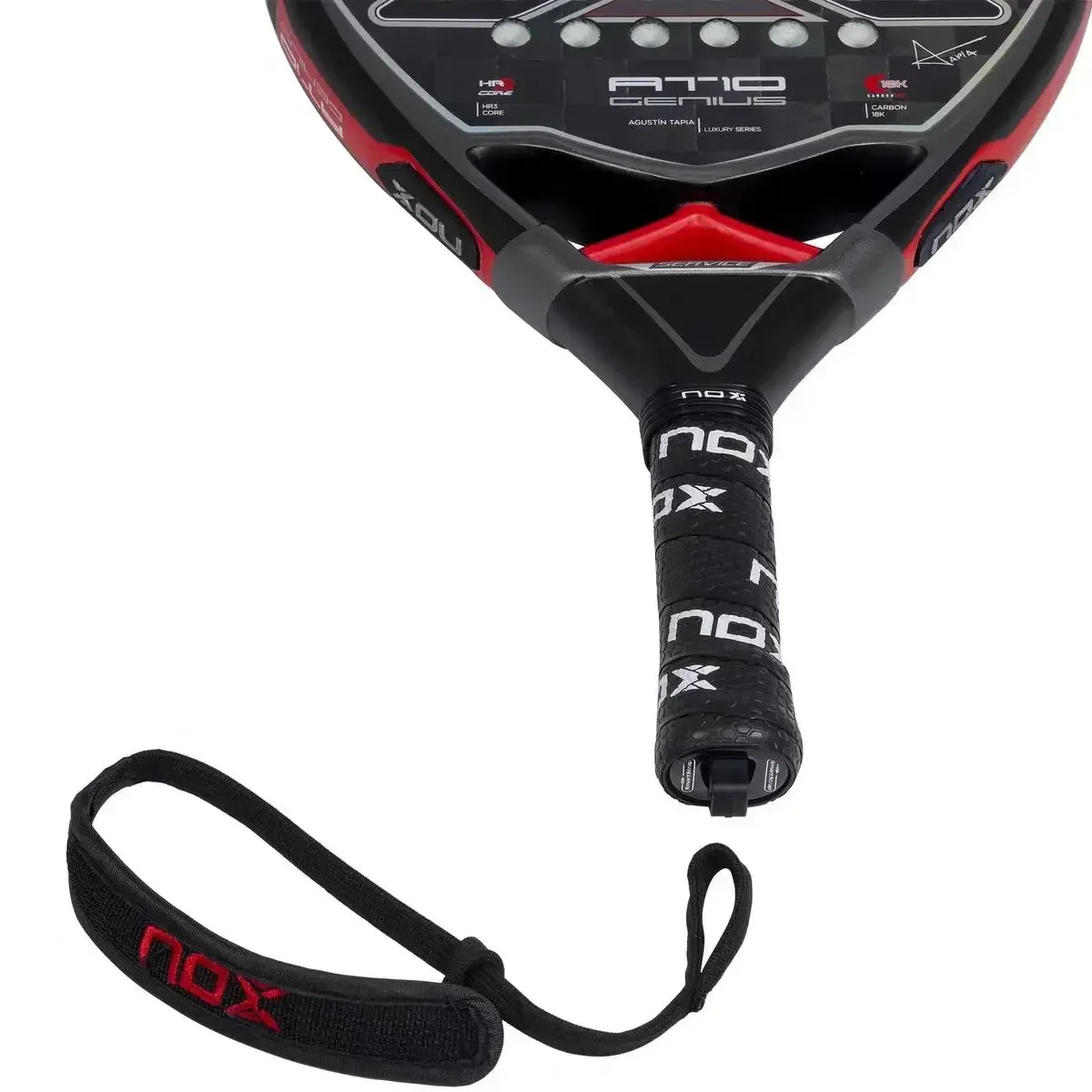 Padel Paddle 18K NOXTennis Paddle Soft Face Carbon Fiber Soft EVA Face Outdoor Sports Paddle