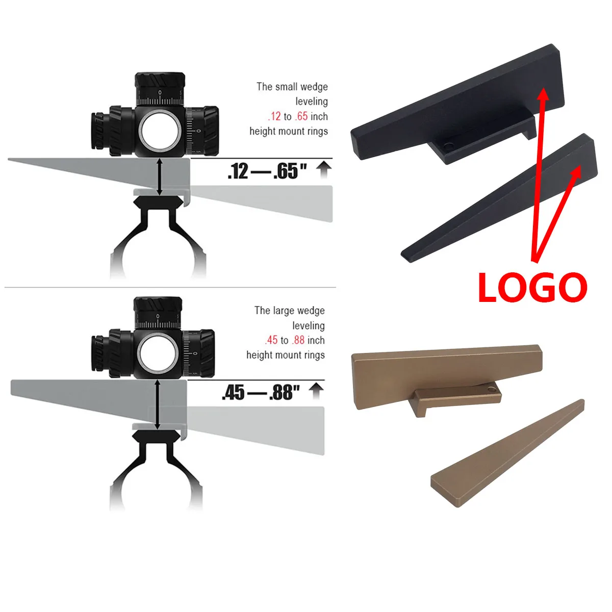 

ARIS Optic Leveler Combo Precision Mounting Tool For Rifle Scopes Leveling Kit Adjustment Optical Adjust Leveling Scopes Mounted