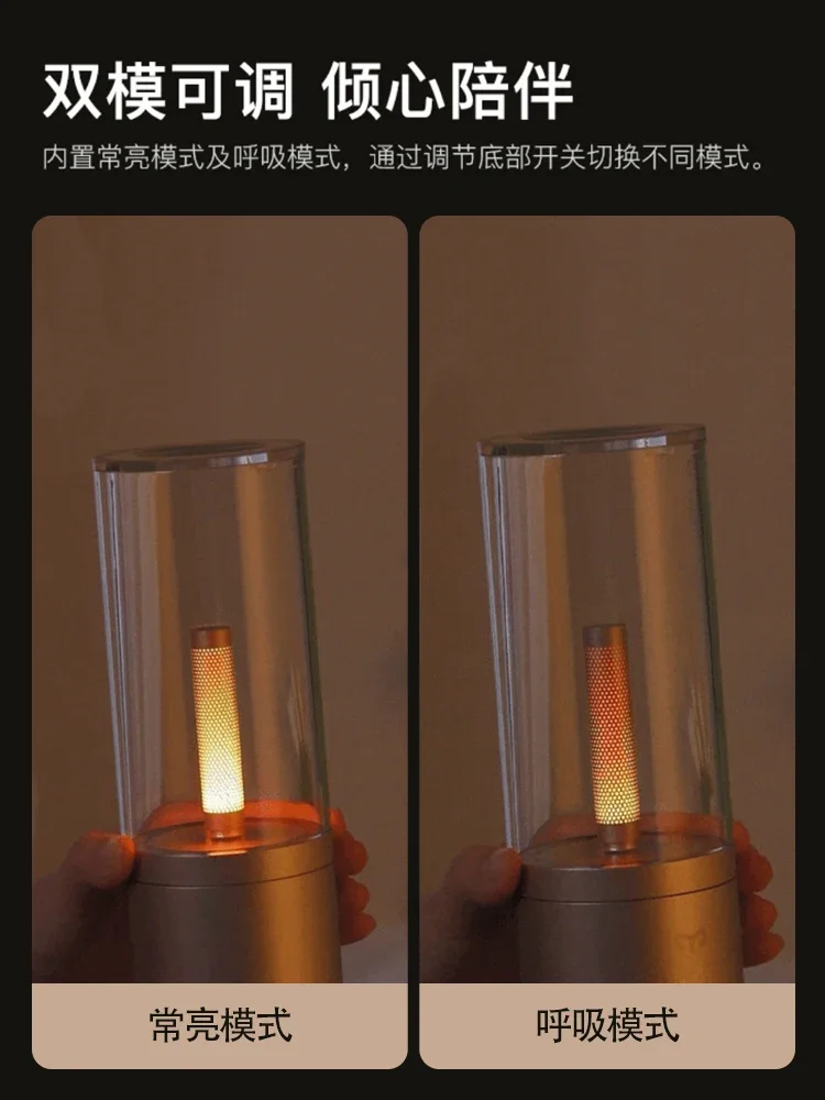 Candlelight Ambient Light LED Dimmable Bedroom Bedside Light