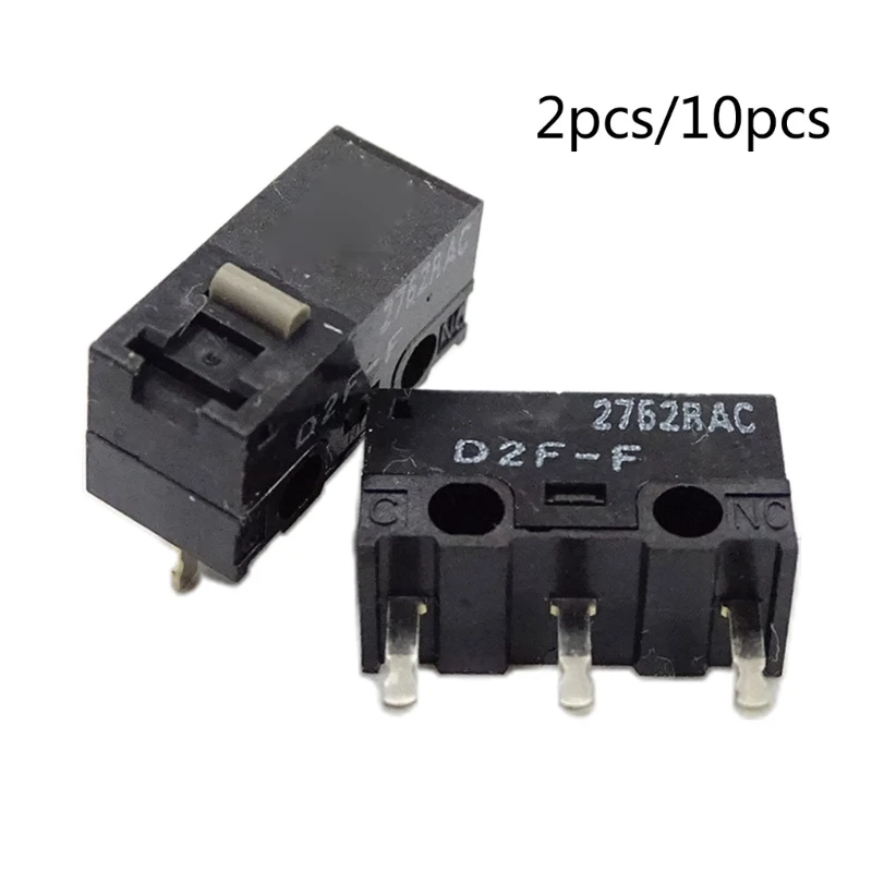 2/10 قطعة الأصلي اليابان رمادي نقطة D2F-F ماوس مفاتيح صغيرة ماوس فريتينغ Microswitch 10 مليون نقرة 0.7N دروبشيبينغ