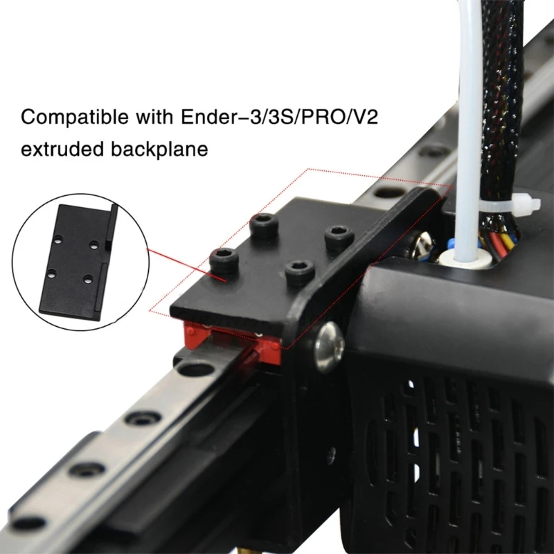 3D Printer Parts X-Axis Linear Rails Extruder Direct Part Backplane Bracket- Upgrade- For Ender3 V2