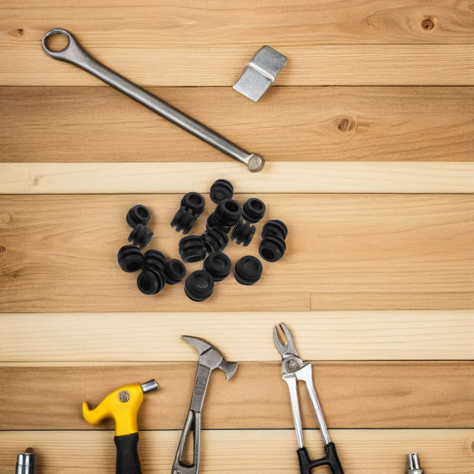 

20Pcs Foosball Table Bushings Rubber Bumper Washers for Table Soccer Machine Universal Rod Bearings Replacement High Elasticity