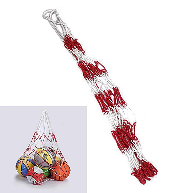 Portable Carry Net Bag Balls Volleyball Outdoor Durable Standard Nylon Thread Soccer Basketball Hoop Mesh Net