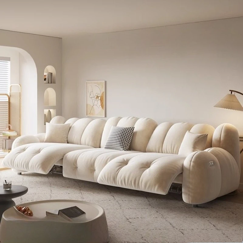 

Cream Wind Electric Sofa Comfortable Adult Decor Unusual Romantic Luxury Sofas Decor Aesthetics Hallway Muebles Home Furniture
