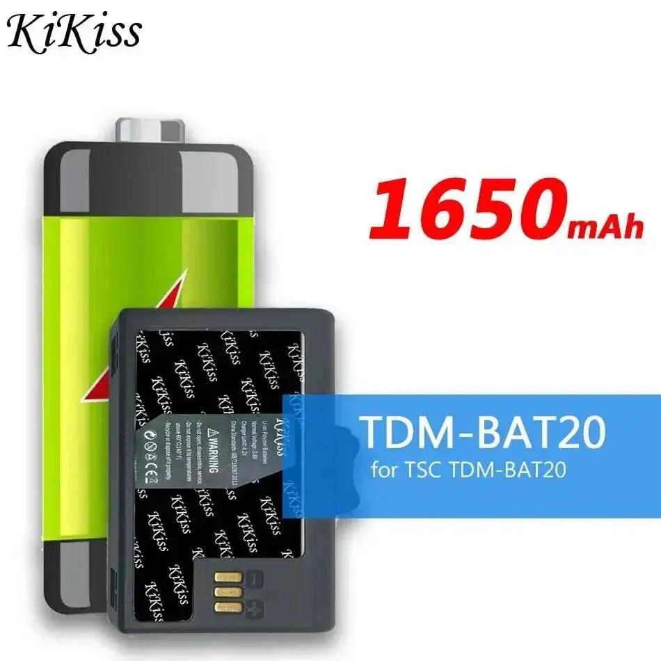 

1650mAh Long-Lasting Battery Premium Replacement For Tsc Tdm-BAT20 TDMBAT20