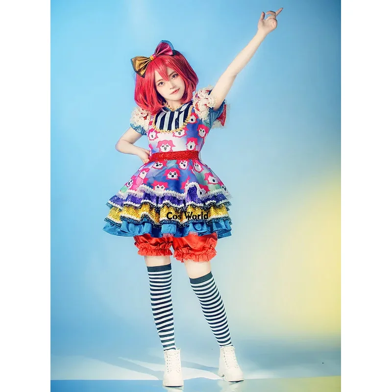 Love Live Sunshine Aqours Kurosawa Ruby AAO Dress Outfit Anime Cosplay Costumes