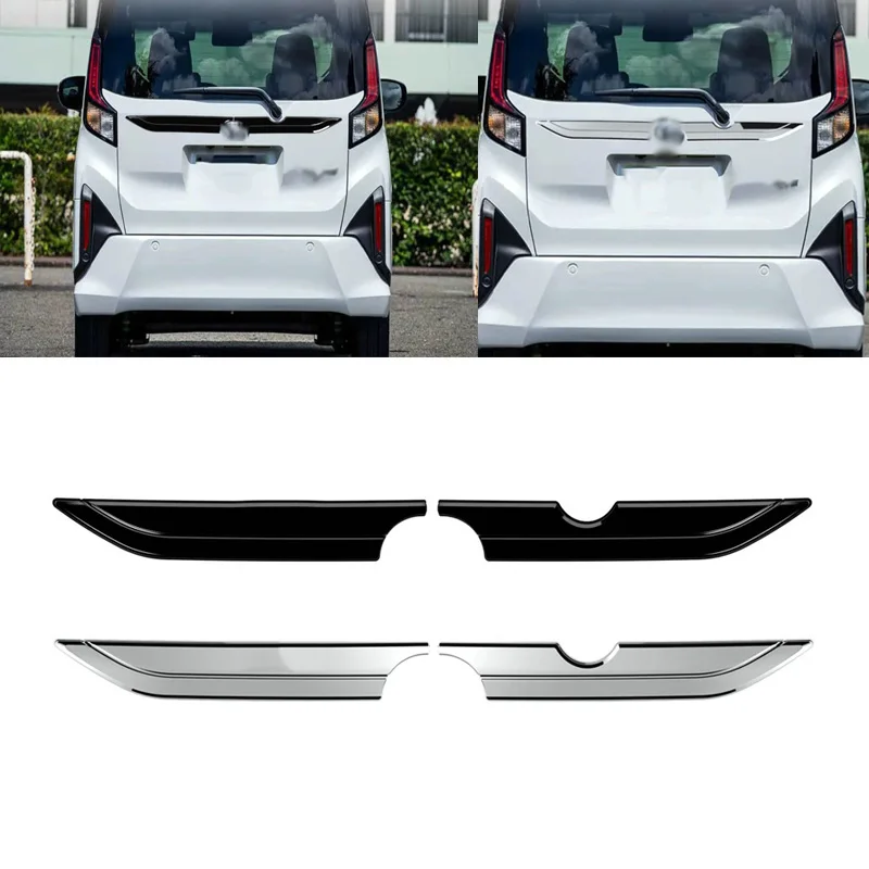 

For Daihatsu MOVE 2025 2026 ABS Piano Black Rear Trunk Cover Tail Gate Cargo Door Lid Trim Molding Frame Garnish Styling