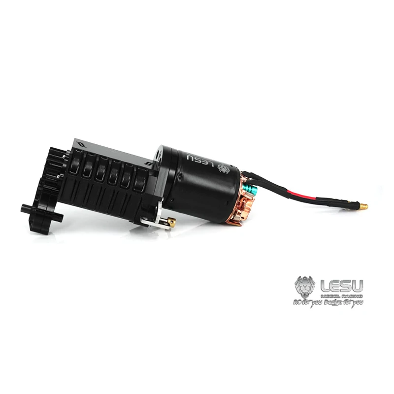 

Metal LESU 3Speed Gearbox Transmission Box Brush Motor for 1/14 Tamiyay RC Tractor Truck Remote Control Toy Model Th05104-Smt3