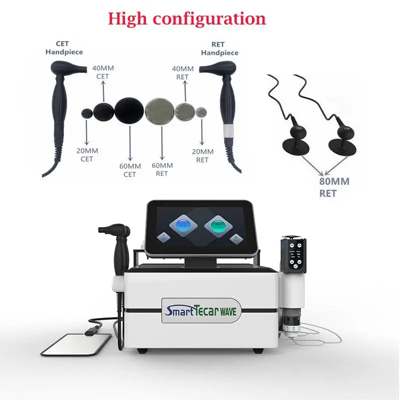 

Portable 3 IN1 Latest Smart Tecar Treatment Physical Therapy Pain Relife ED Shockwave RET CET Thermal Diathermy Machine