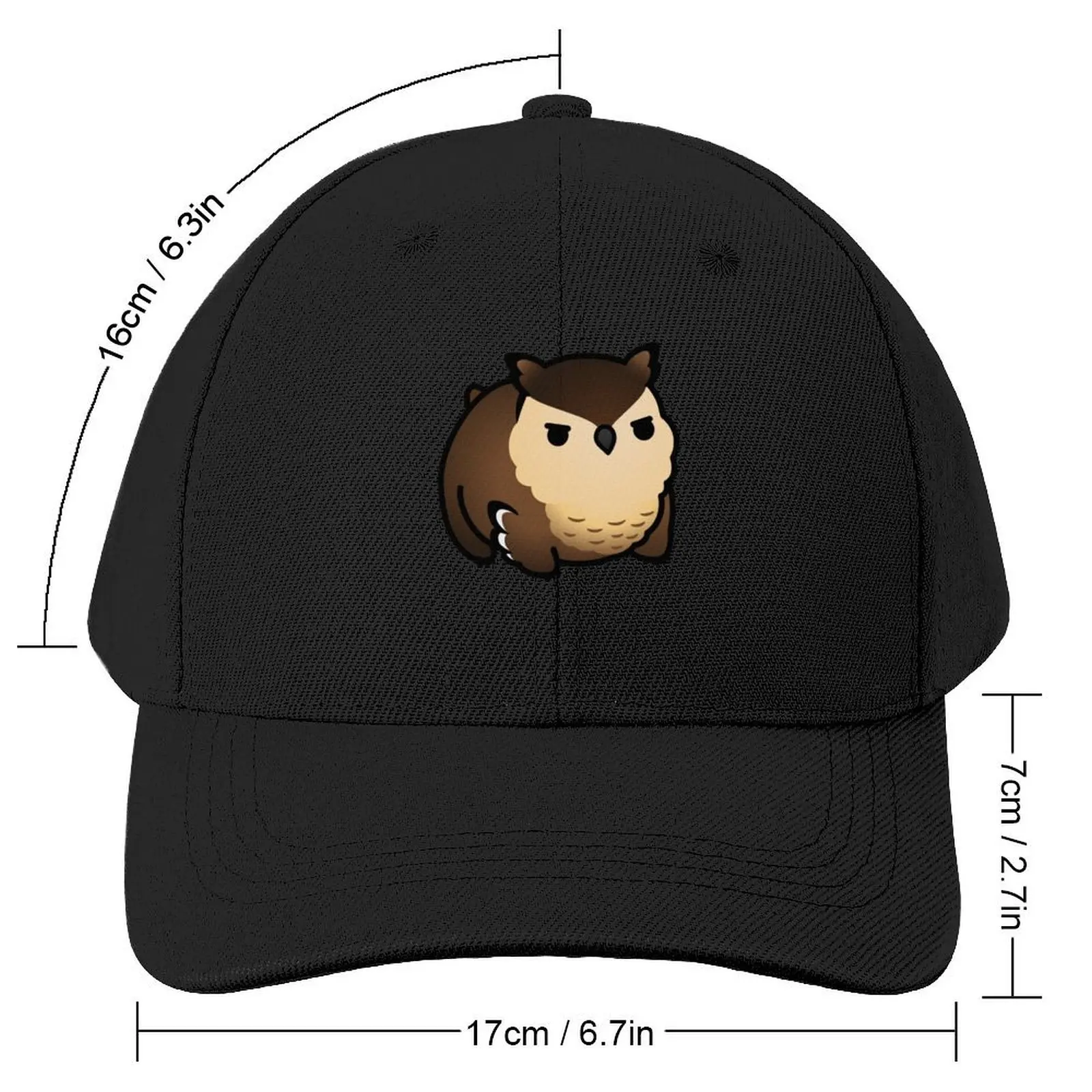 Chubby Owlbear Baseball Cap Custom Cap fishing hat Wild Ball Hat Girl Men's