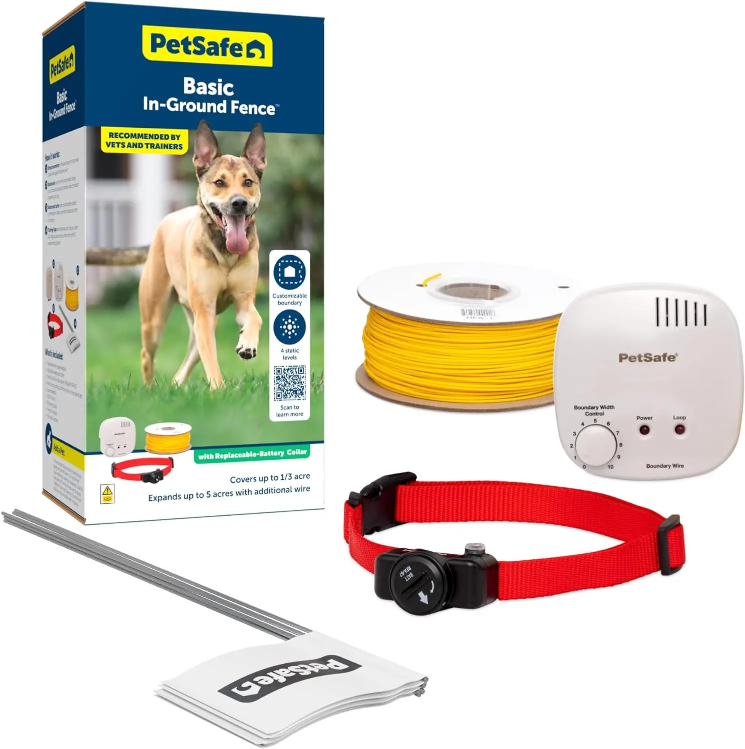 

Underground Electric Pet Fence System with Waterproof and Battery-Operated Training Collar