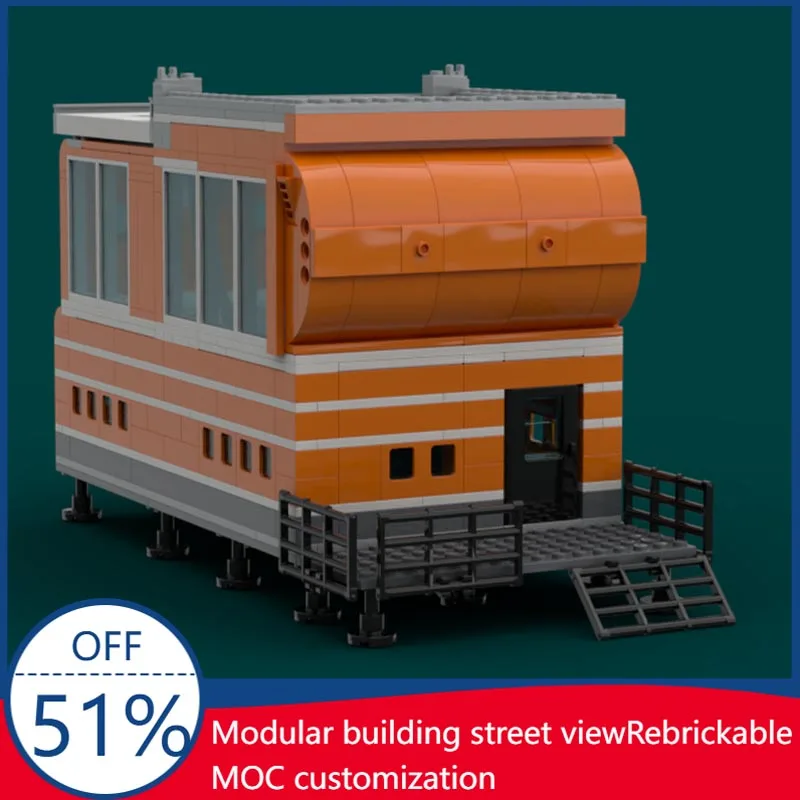 483 Pcs Customize Module 1 Custom Building Blocks Modular Scene Module Model Educational Assembly Toy Collectors Festival Gifts