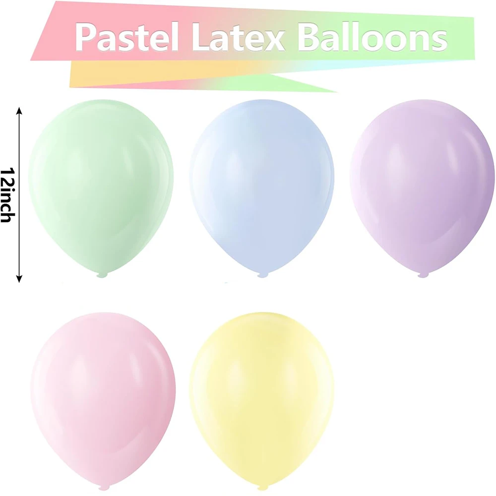 10/50/100pcs 12inch Macaron Latex Balloon Pastel Pink White Color Ballon for Wedding Party Birthday Decoration Baby Shower Favor