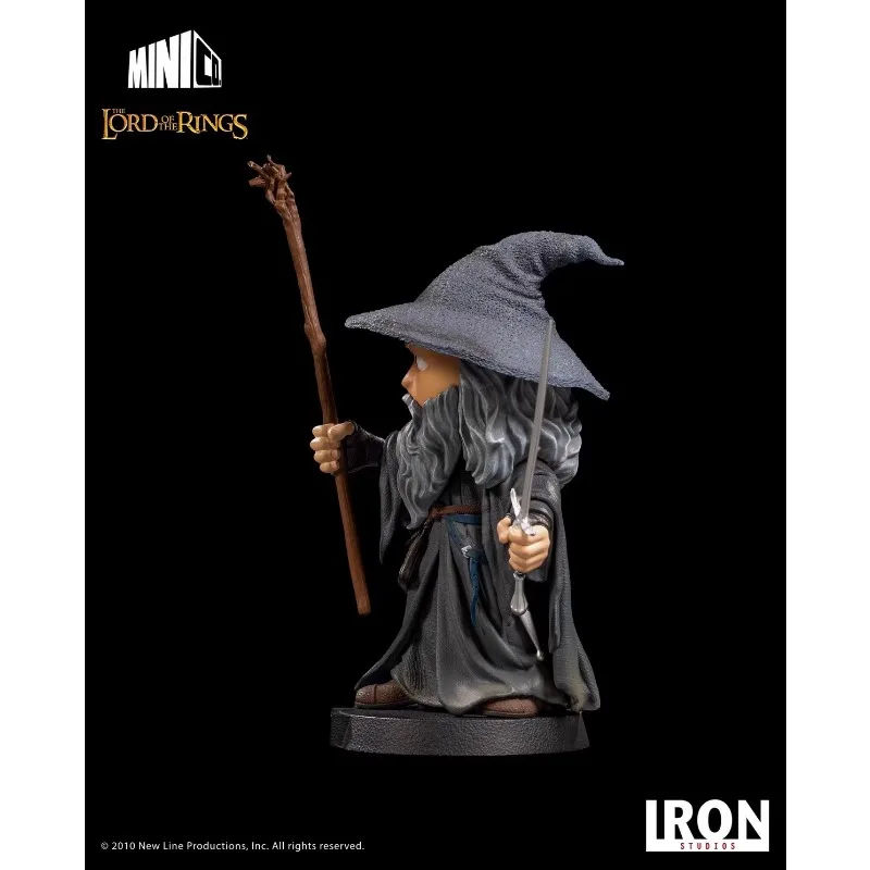 [Inventory] Iron Studios Q Version Mini Anime Figure Gandalf Pvc Statue Collection Desktop Decoration Gift