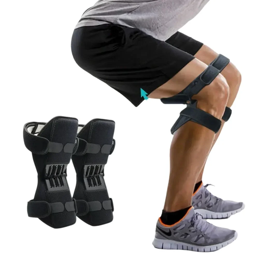 الرياضة المشتركة الرضفة رفع الطاقة دعامات الركبة المسنين المشي دعم حماية الثابتة الداعم تنفس انتعاش الربيع الركبة جديد #2