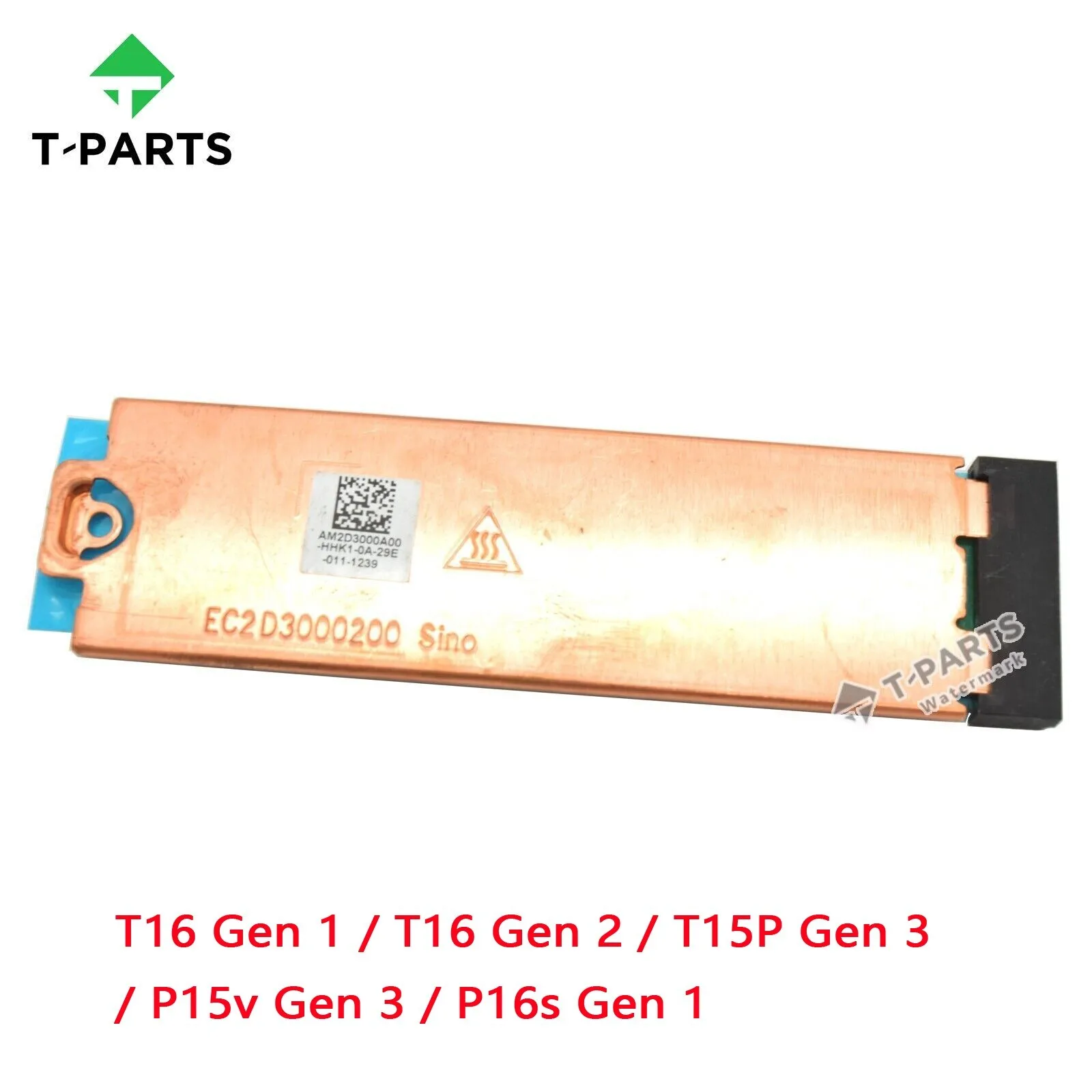 SSD Bracket Heatsink For Lenovo ThinkPad T16 Gen 1 Gen 2 T15P P15v Gen 3 P16s