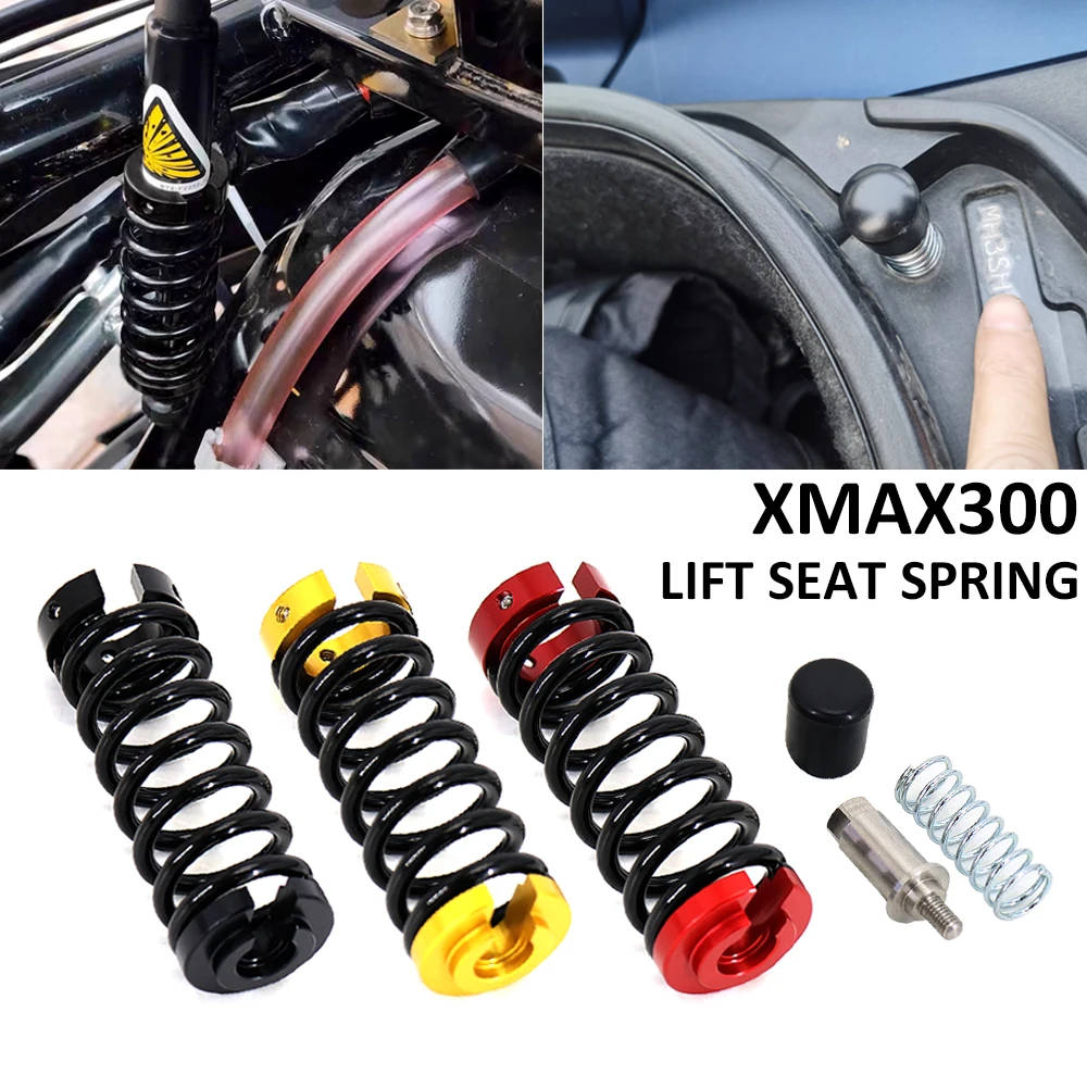 

NEW Motorcycle Lift Seat Spring Auxiliary Spring For Yamaha XMAX 300 x-max300 XMAX300 X-MAX 300 2017- Supports Shock Absorbers