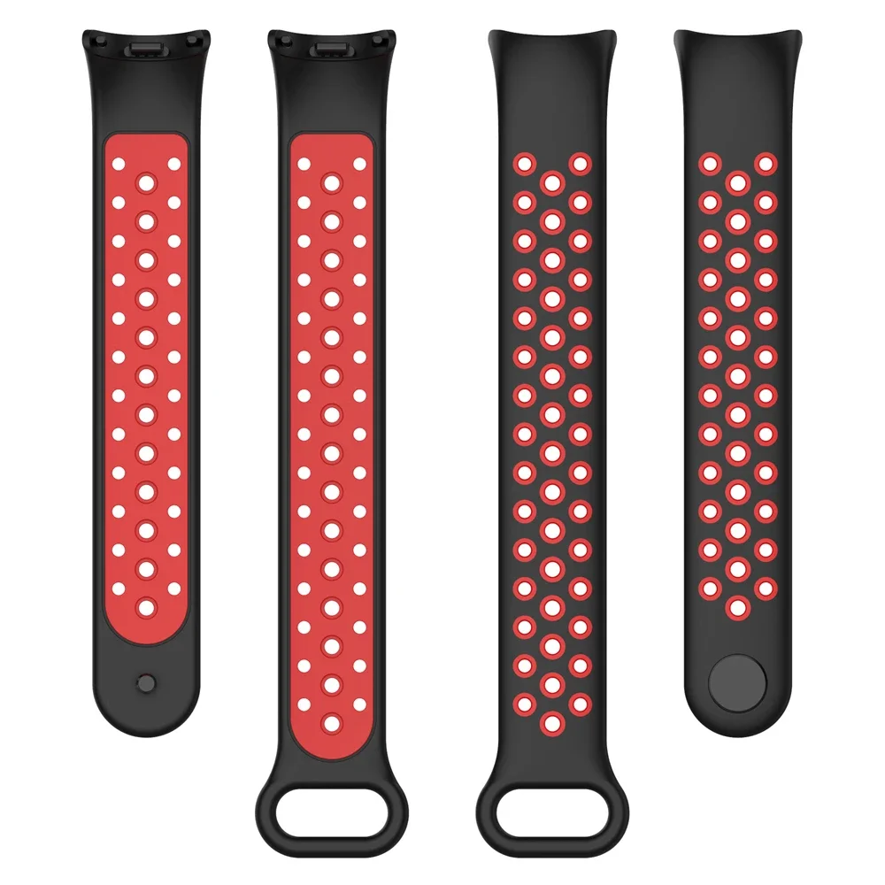 Silicone Strap For Xiaomi Mi Watch Band 10 9 8 Soft Sport Smatrwatch Accessory Bracelet Wristband For Mi Band 9 Replacement Belt