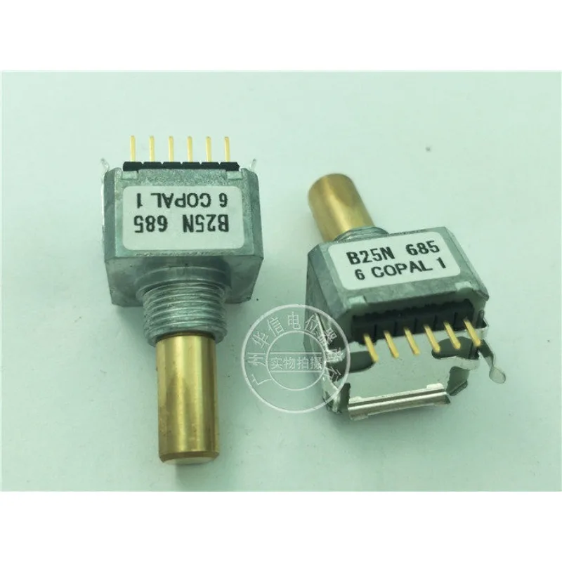 REC16B25-201-N COPAL B25N 685, potenciómetro médico de 24 pasos, codificador de 6 pines (1 unidad)