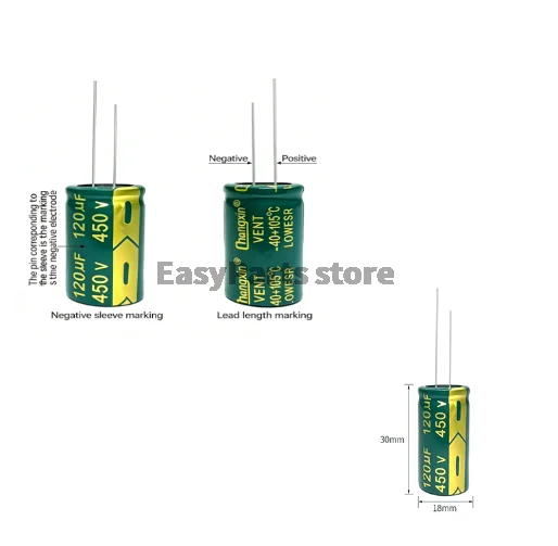 5/10/20PCS 10V High-frequency Electrolytic Capacitor ±20% Green 220UF/330UF/470UF/1000/1500/2200/3300/4700/6800/10000UF