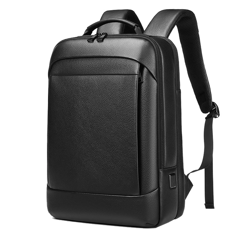 

High-end brand leather men's backpack